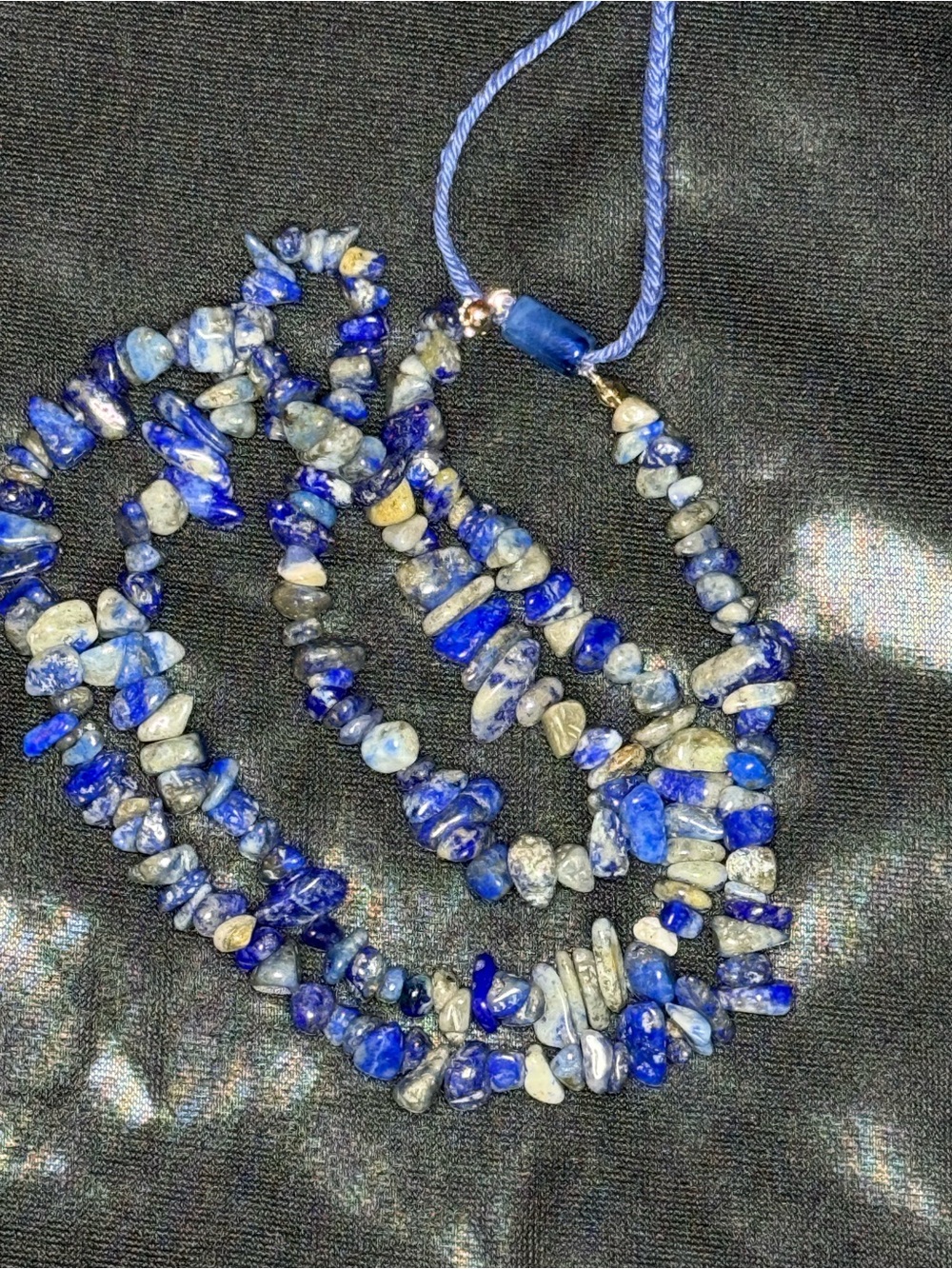 Blue Lapis Chip Necklace - Women Jewelry
